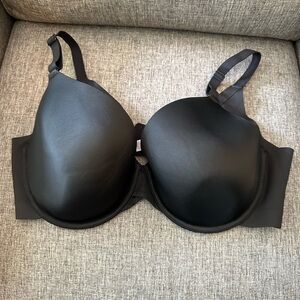 Black--Cacique (Lane Bryant) 42D Lightly Lined Full Coverage Bra